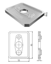 5mm height adjustment packer for top fix spigot